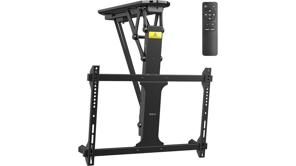 adjustable ceiling tv mount