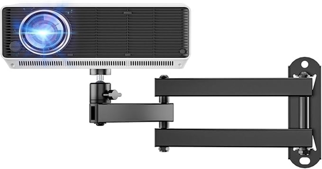adjustable foldable projector mount