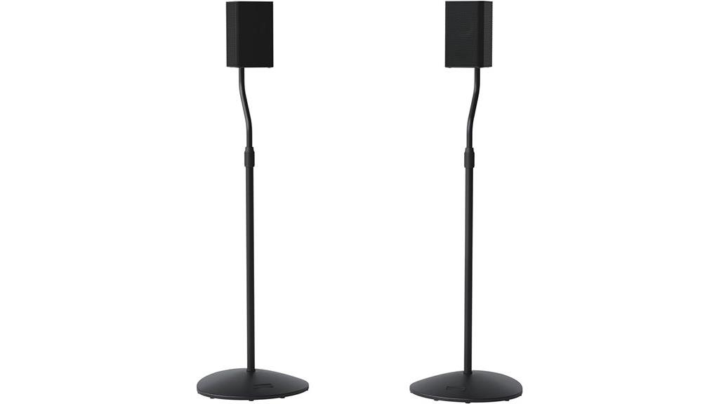 adjustable stereo speaker stands