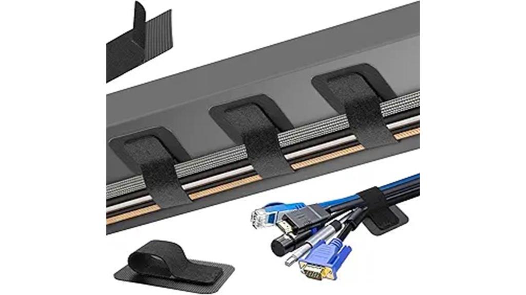 adjustable under desk ties