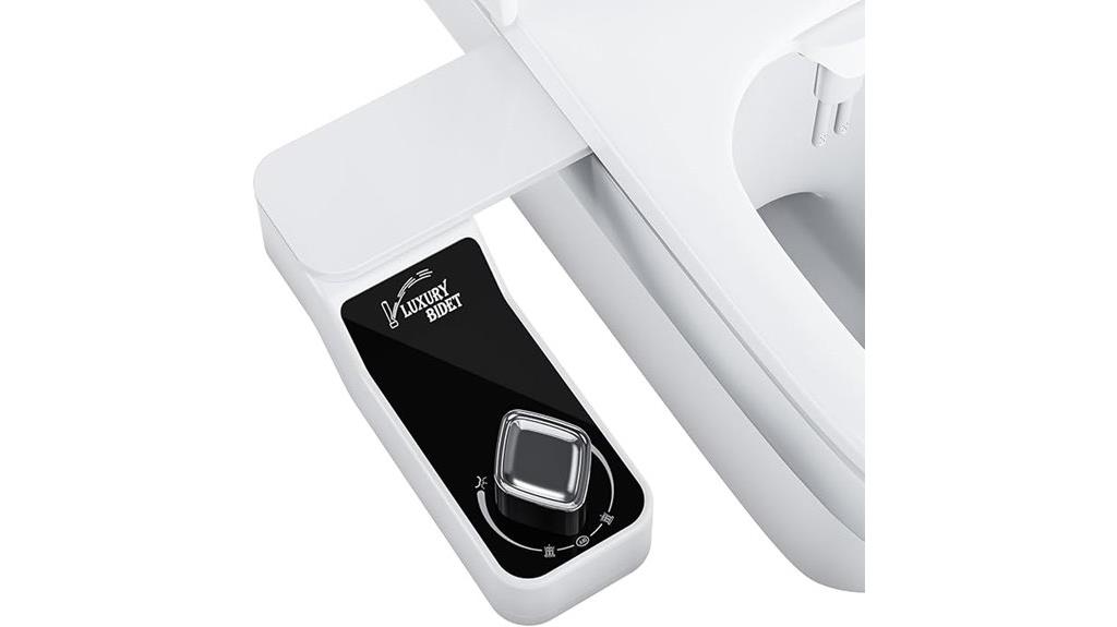 adjustable water pressure bidet