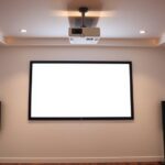 adjusting projector lens position