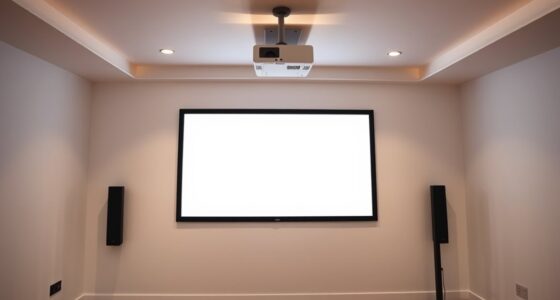 adjusting projector lens position