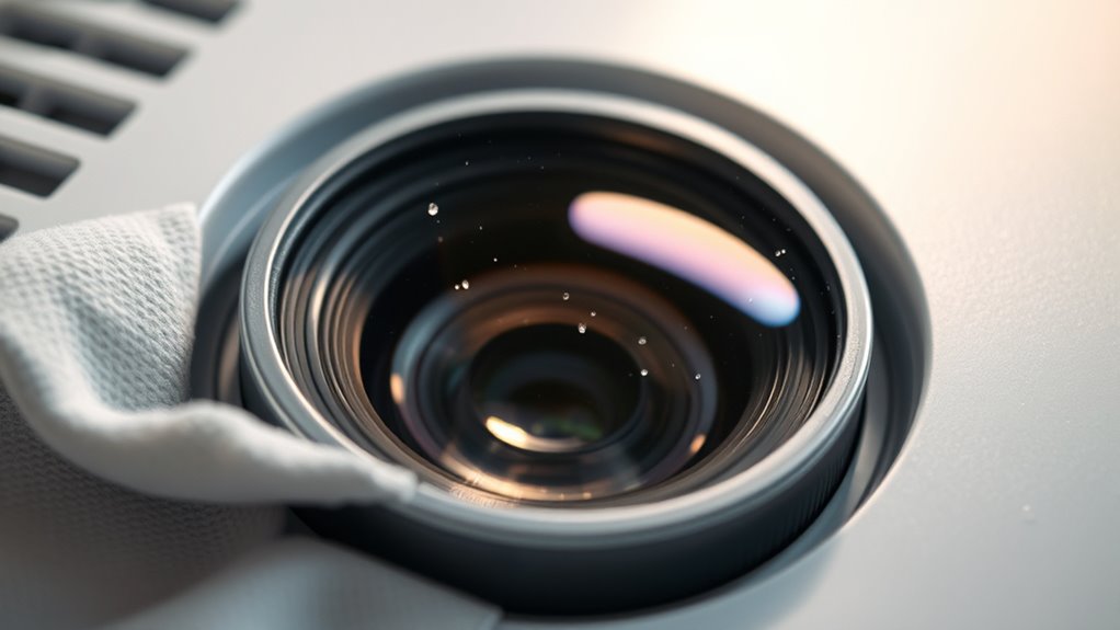 allow lens to cool