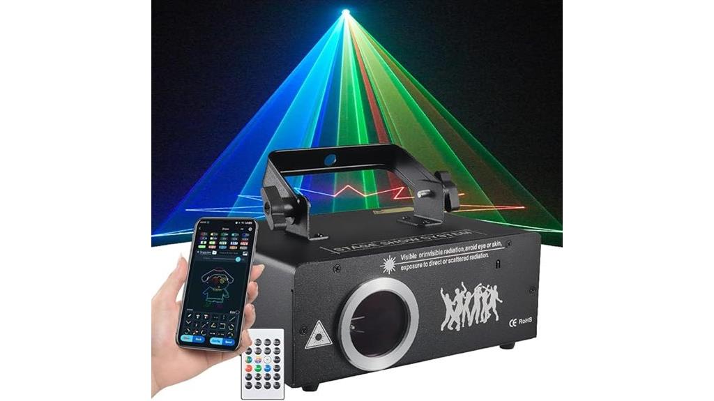 app controlled 3d laser