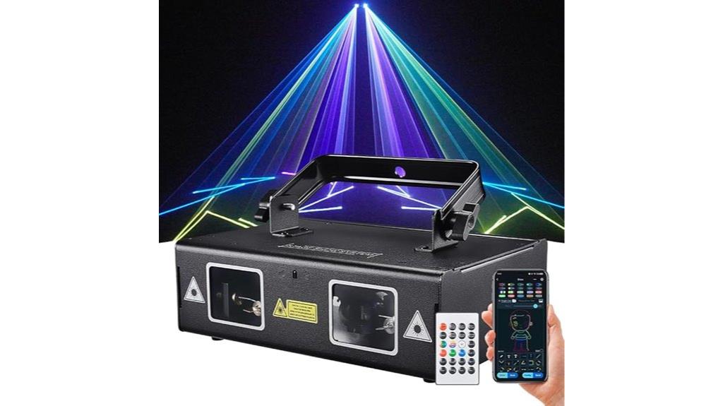 app controlled 3d laser projector