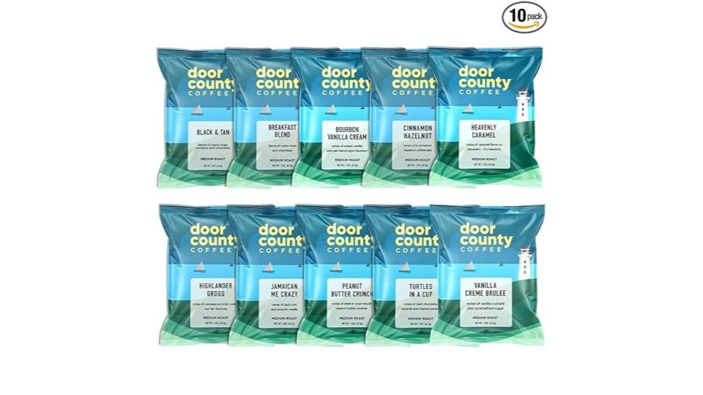 assorted gourmet coffee pack