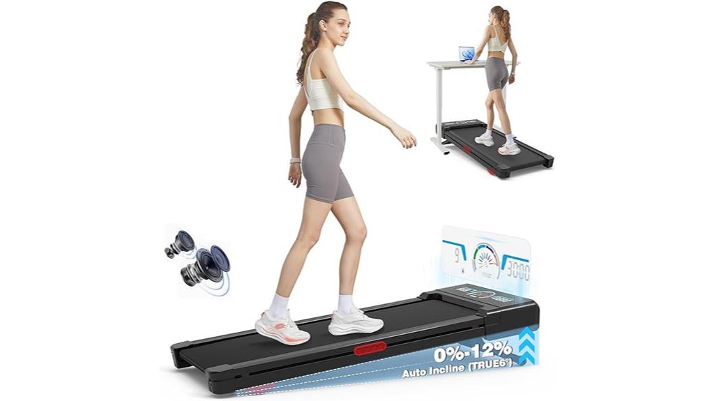 auto incline treadmill led