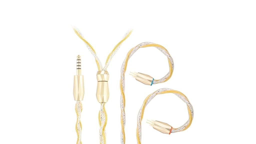balanced 2 pin 4 4mm cable