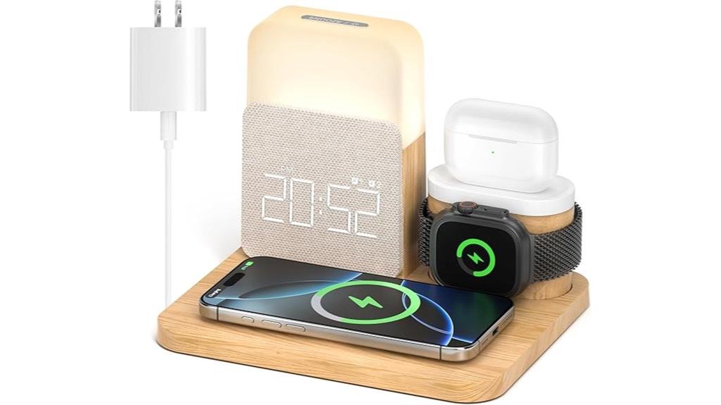bedroom alarm clock charger