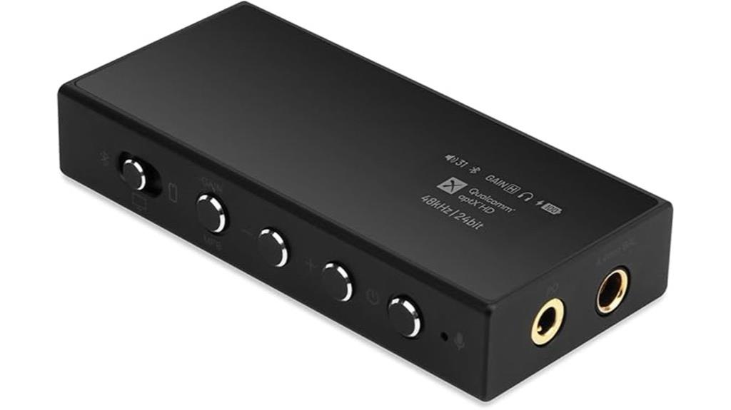 bluetooth headphone amplifier with dac