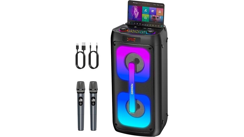 bluetooth karaoke with microphones