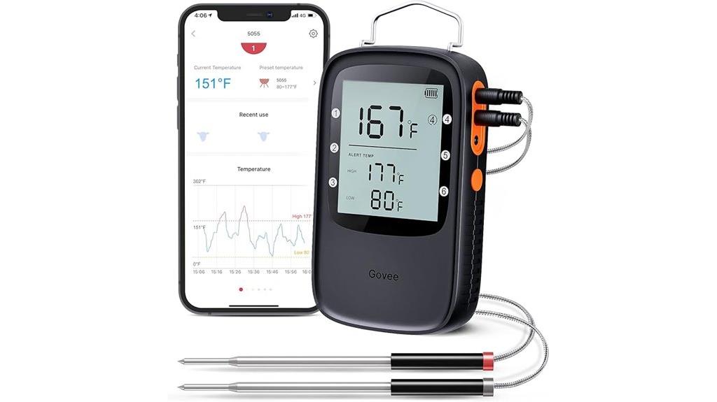 bluetooth meat thermometer with probes