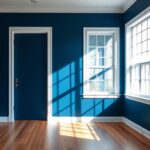 bold contrasting wall colors