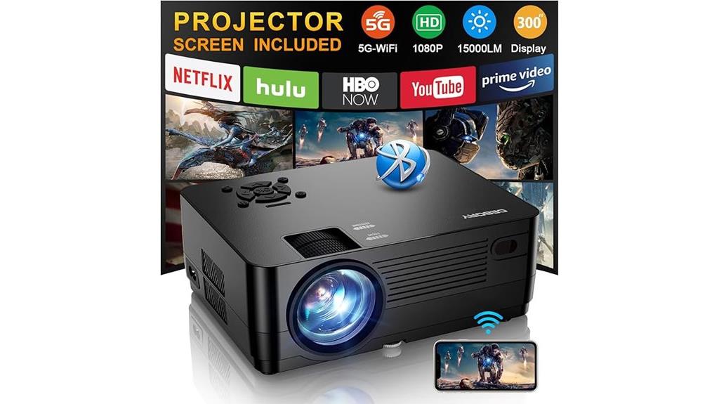 bright 4k home projector