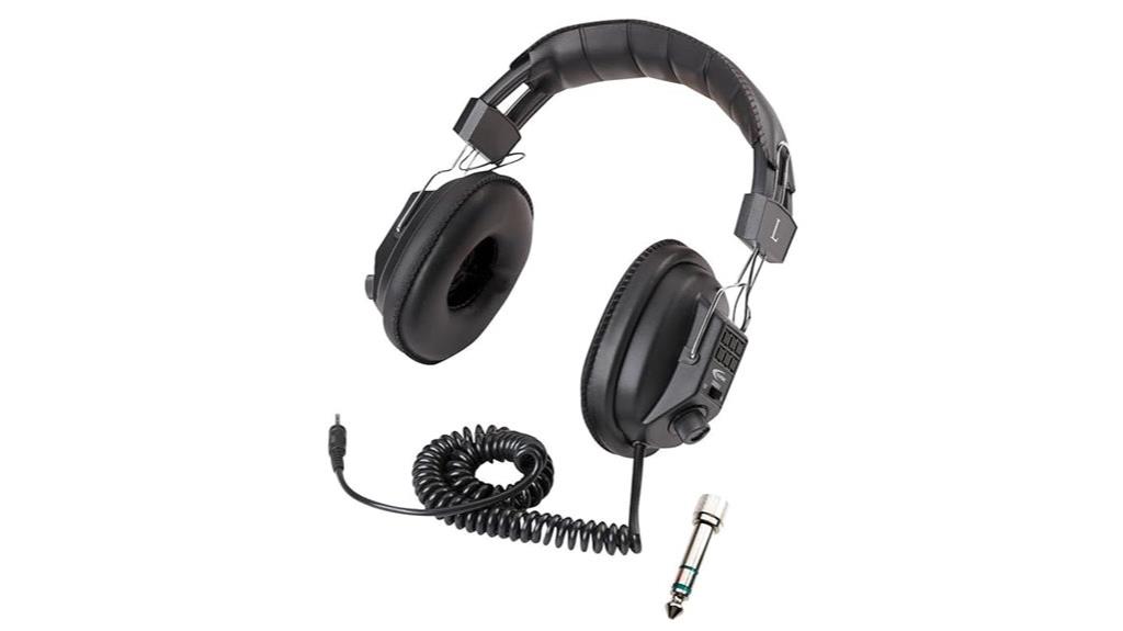 califone stereo headphones black
