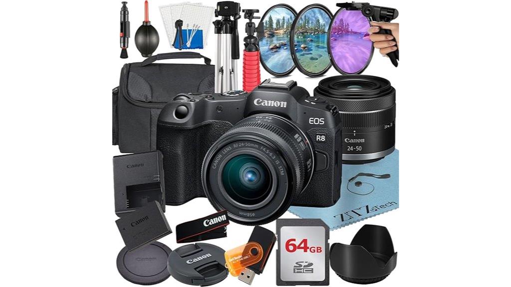 canon r8 camera bundle