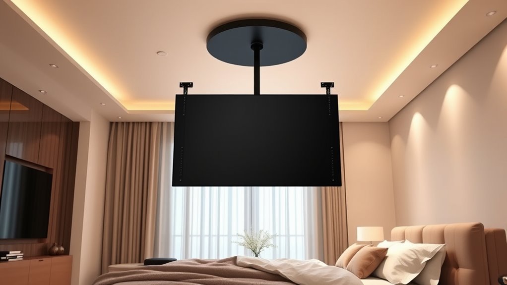 ceiling mount compatibility and adjustability