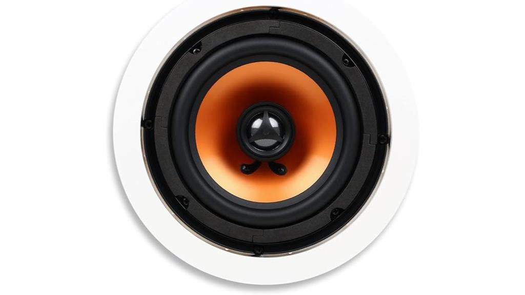 ceiling round white speaker