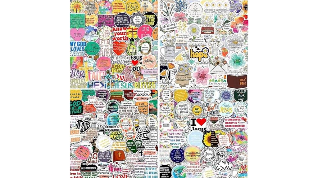 christian sticker set collection