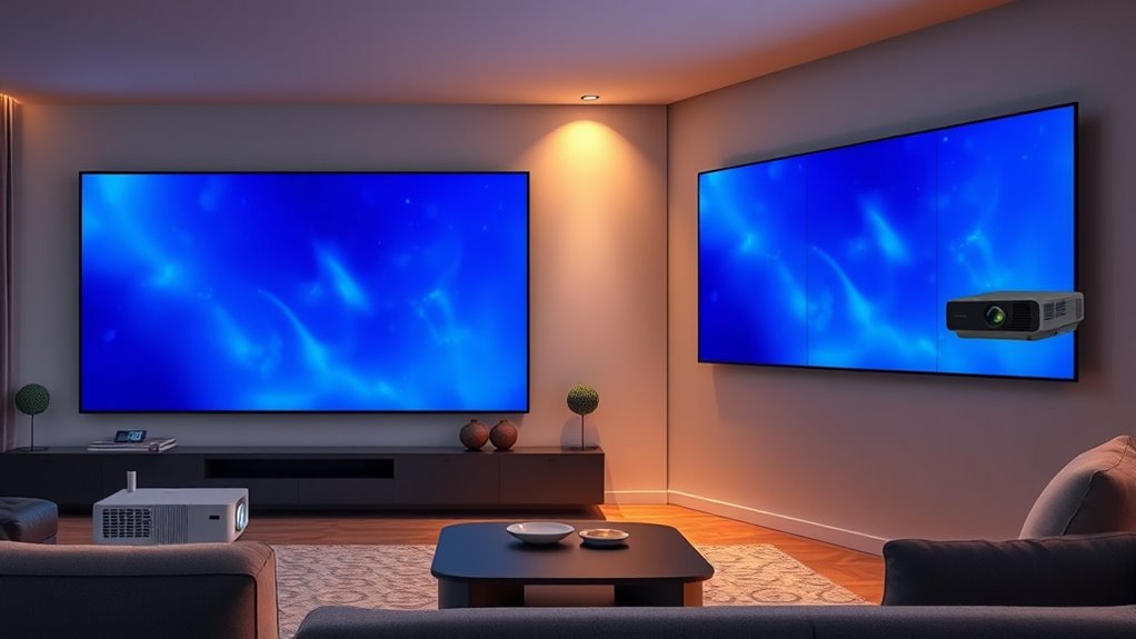 close range high quality projection