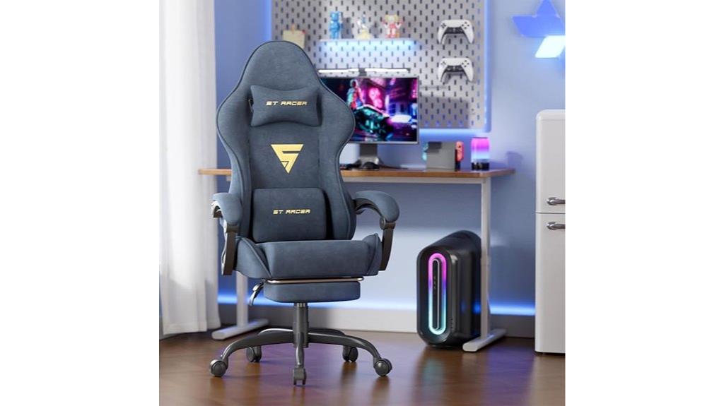 comfortable gaming chair features