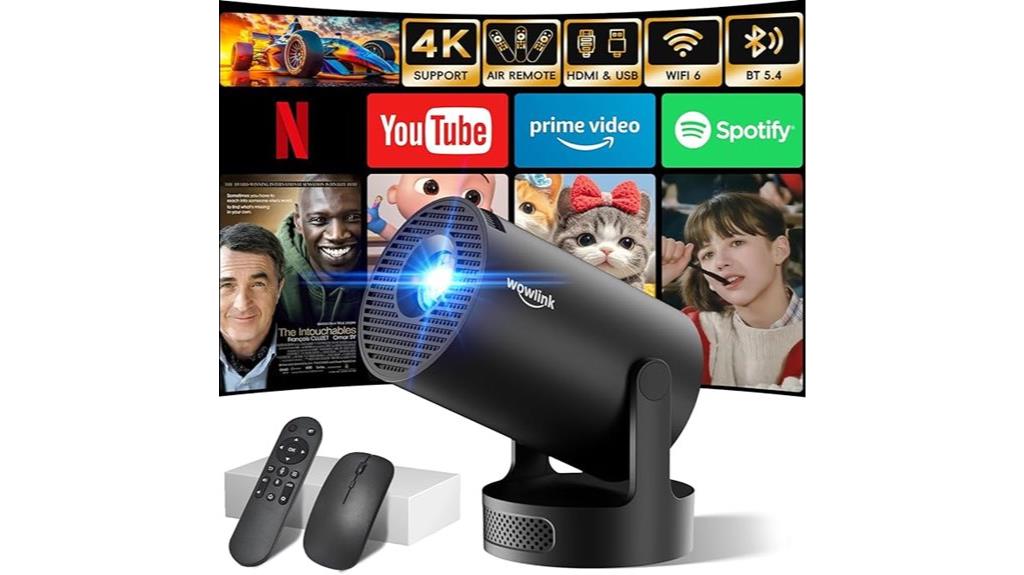 compact 4k wifi bluetooth