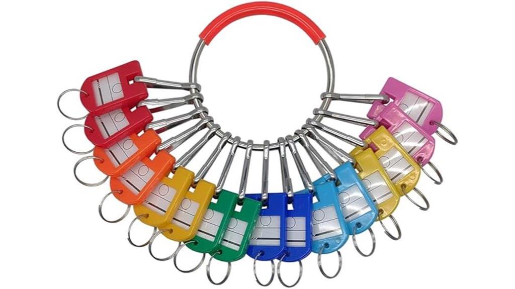 compact metal key organizer