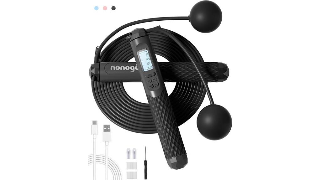 cordless jump rope with counter