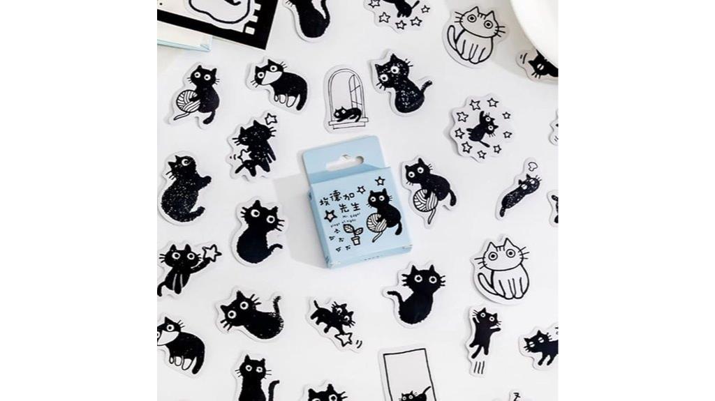 cute cat sticker collection