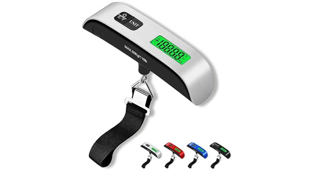digital luggage weight measurement