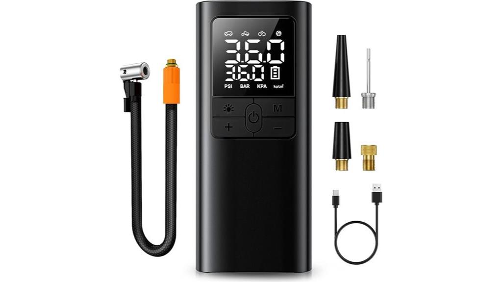 digital tire inflator led