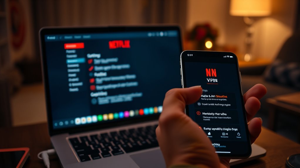 disable vpns for streaming
