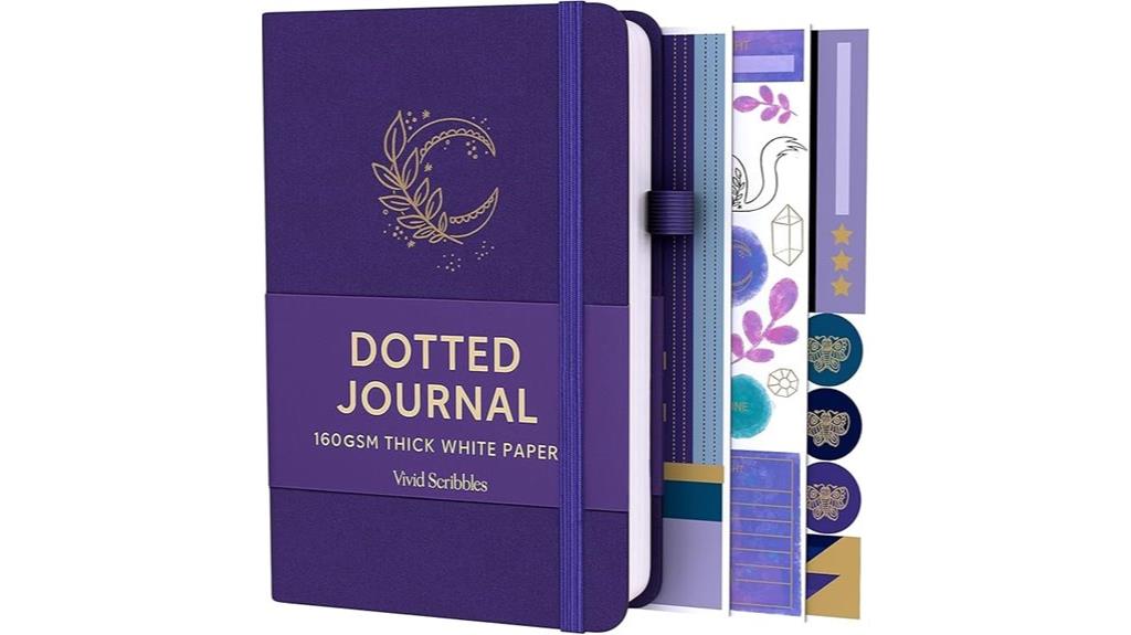 dotted bullet journal notebook