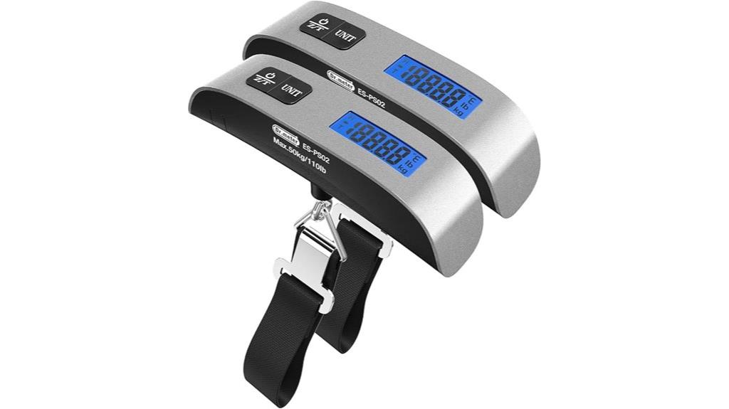 double pack luggage weighers