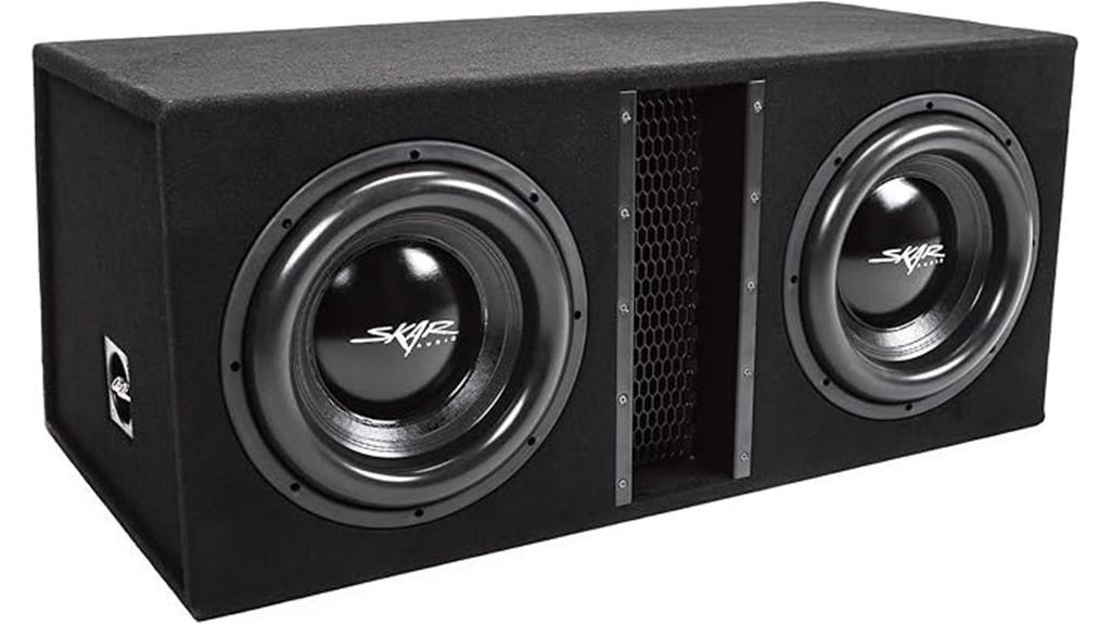 dual 12 inch high power enclosure