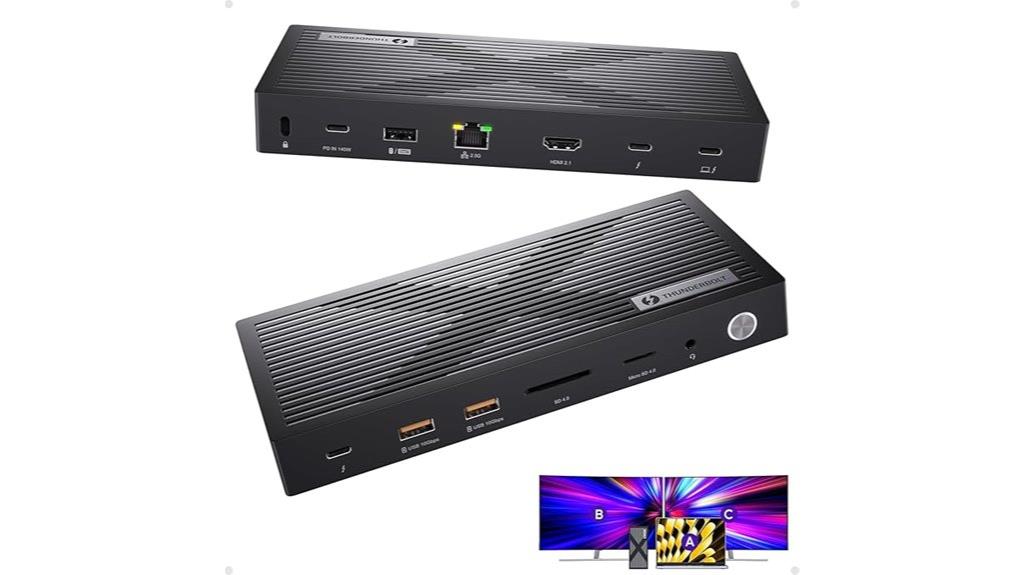 dual 8k 4k thunderbolt dock