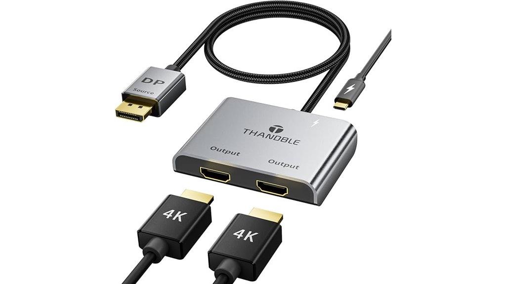 dual hdmi 4k adapter