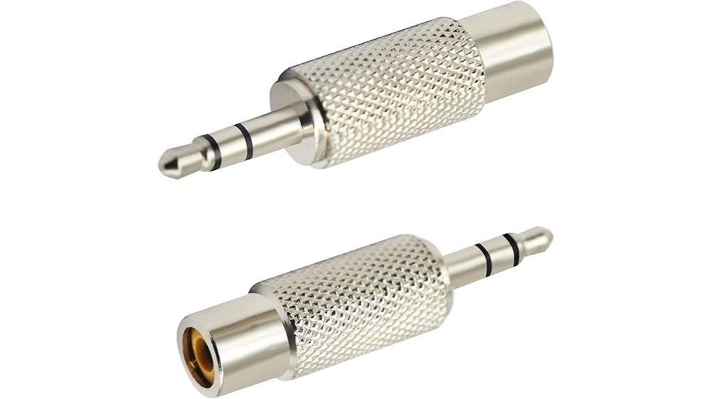 dual rca to 3 5mm adapter