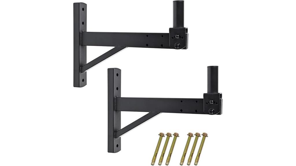 dual wall mount brackets