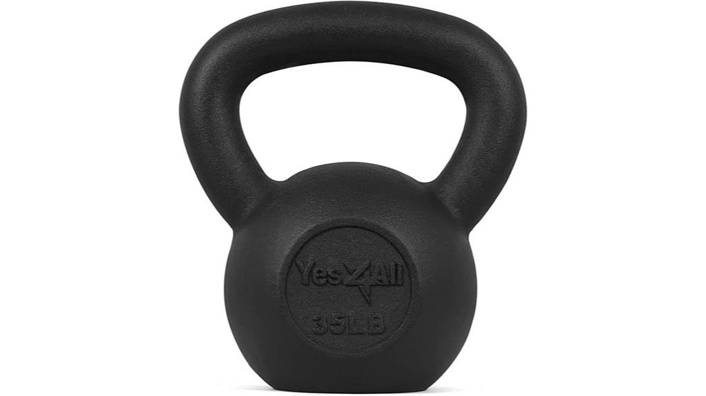 durable cast iron kettlebell
