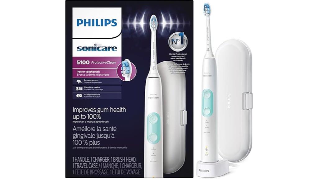 electric toothbrush with protective features