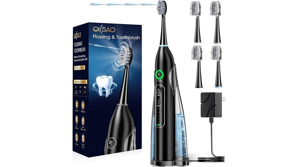 electric water flossing toothbrush