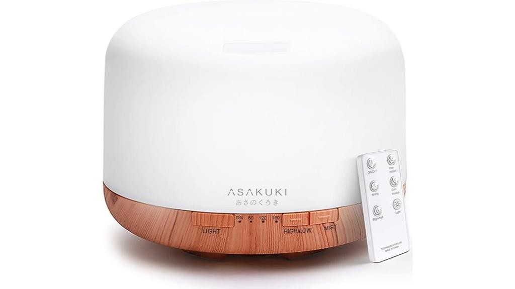 essential oil diffuser remote