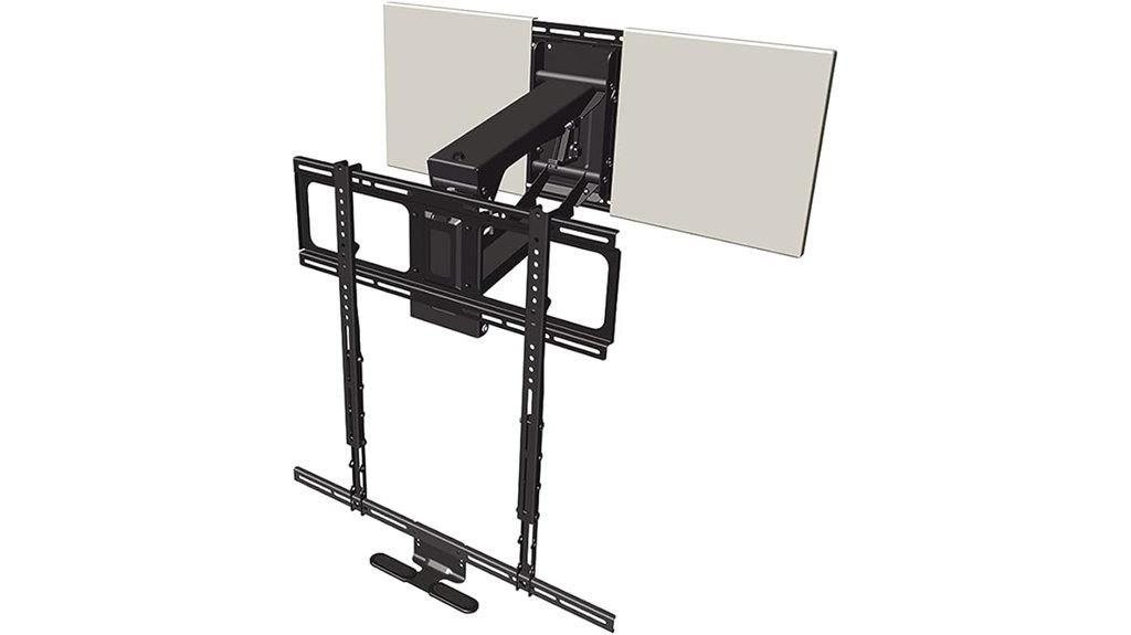 fireplace tv mount with sound