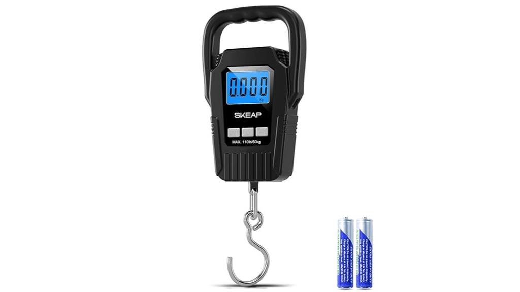 fishing scale with backlit lcd