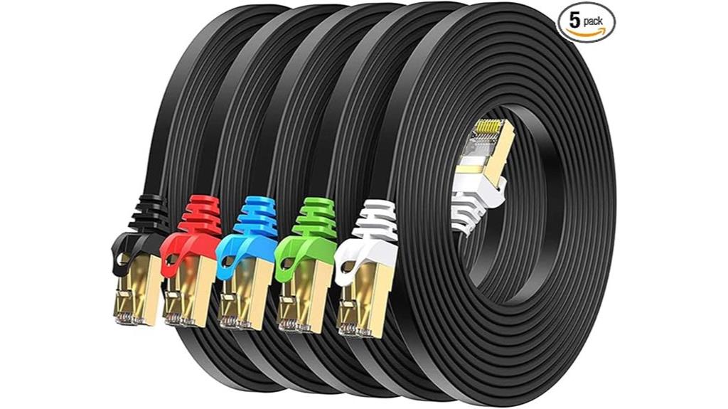 five pack cat8 cables