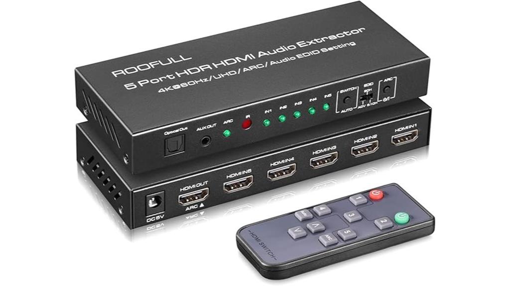 five port 4k hdmi switch