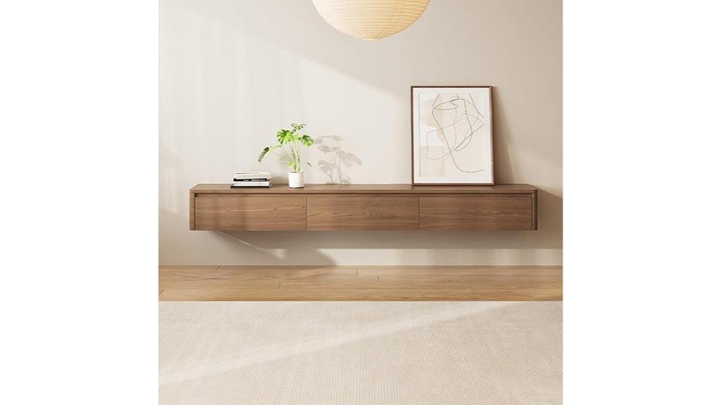 floating tv stand for large tvs