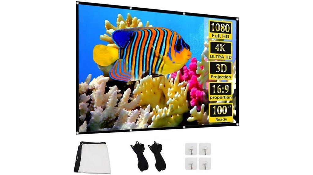 foldable 60 inch hd screen
